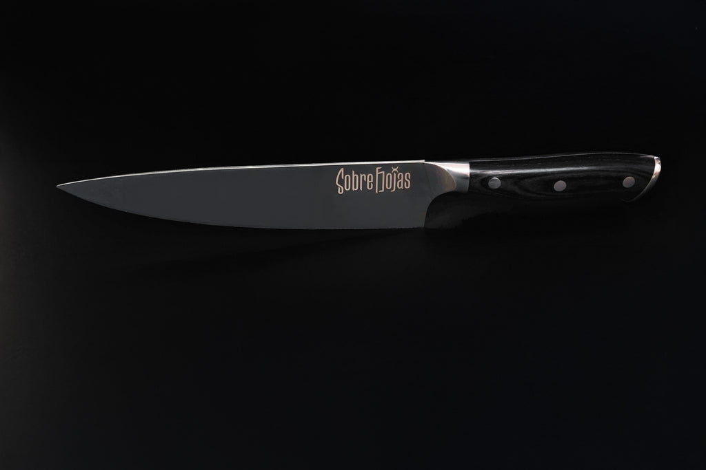 Cuchillo chef tigre y serpiente